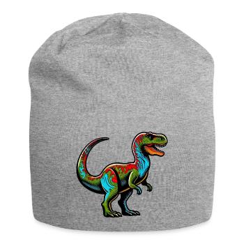 Dinosaure - Bonnet en jersey - gris chiné - Devant