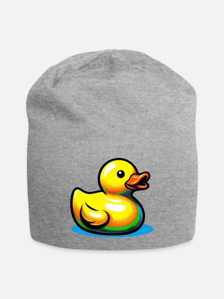 Caneton Canard Canard Canard - Bonnet en jersey - gris chiné