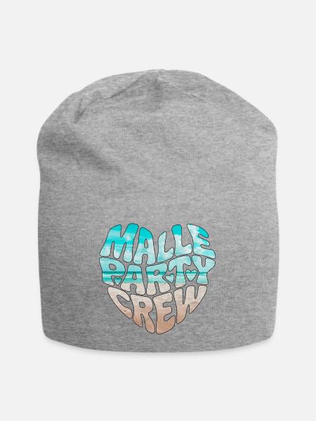 Malle Party Crew - Jersey-Beanie - Grau meliert