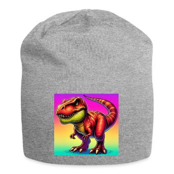 dinosaur - Jersey Beanie - heather grey - Front