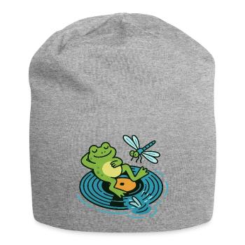 Groove & Lily - Jersey Beanie - heather grey - Front
