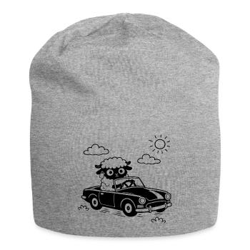 Sheep Convertible - Jersey Beanie - heather grey - Front