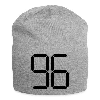 NUMÉRO 96 Quatre-vingt-seize Cadeaux Numériques - Bonnet en jersey - gris chiné - Devant
