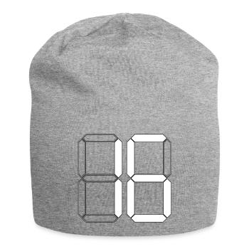 NUMÉRO 16 Seize Cadeaux d’anniversaire numériques - Bonnet en jersey - gris chiné - Devant