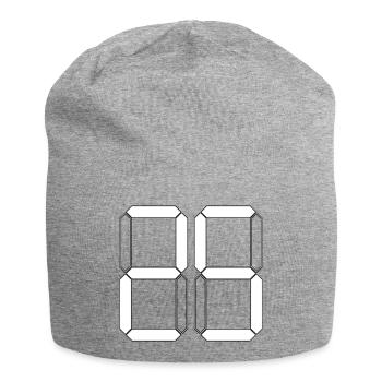 NUMÉRO 25 Vingt-cinq Cadeaux Numériques - Bonnet en jersey - gris chiné - Devant
