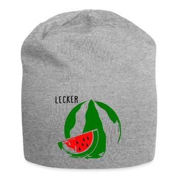 Melone - Jersey-Beanie - Grau meliert - Vorne