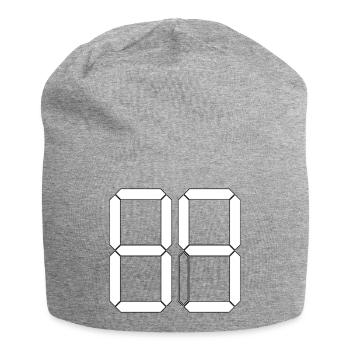 NUMÉRO 89 Quatre-vingt-neuf Cadeaux Numériques - Bonnet en jersey - gris chiné - Devant