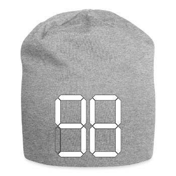 NUMBER 98 Ninety-Eight Gift Digital - Jersey Beanie - heather grey - Front