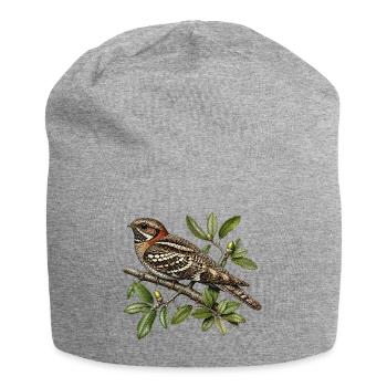 Nightjar | Caprimulgus ruficollis - Jersey Beanie - heather grey - Front