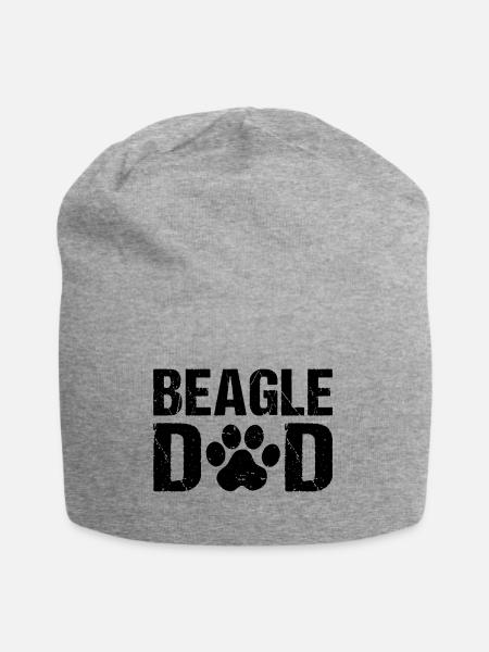 Beagle Dad Beagle Hunde - Jersey-Beanie - Grau meliert