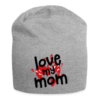 MUTTERTAG LOVE MY MOM - Jersey-Beanie - Grau meliert - Vorne