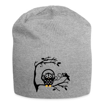 Listen to music - Jersey Beanie - heather grey - Front