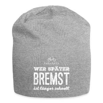 Fahrrad - Jersey-Beanie - Grau meliert - Vorne