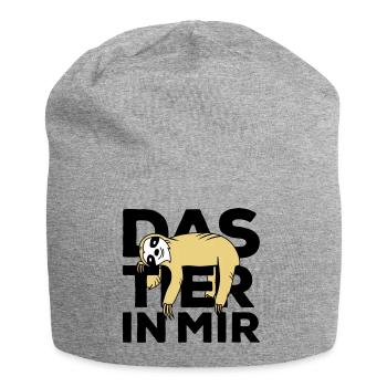 Raise the animal in me Faultier - Jersey Beanie - heather grey - Front