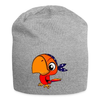 pirate ship boat pirate pirate ship ship skull1 - Jersey Beanie - heather grey - Front
