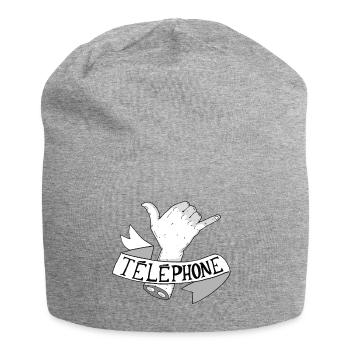 Traduction approximative #4 - Bonnet en jersey - gris chiné - Devant