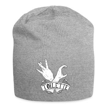 Traduction Approximative #3 - Bonnet en jersey - gris chiné - Devant