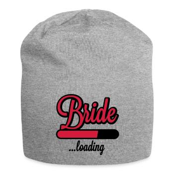 Bride loading | Hen Night - Bonnet en jersey - gris chiné - Devant