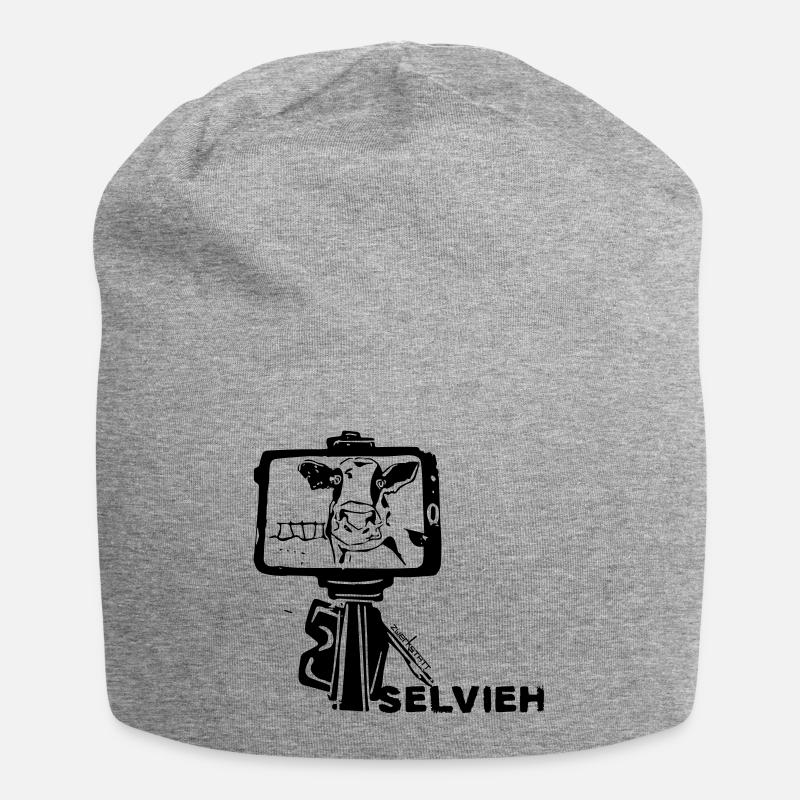 Selvieh - Jersey-Beanie - Grau meliert