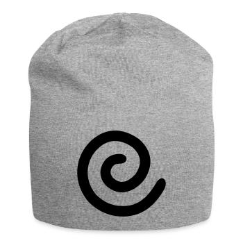 Spiral Symbol Sign Vortex Gift - Jersey Beanie - heather grey - Front