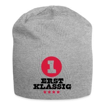 Einschulung de sports d'écolier - Bonnet en jersey - gris chiné - Devant