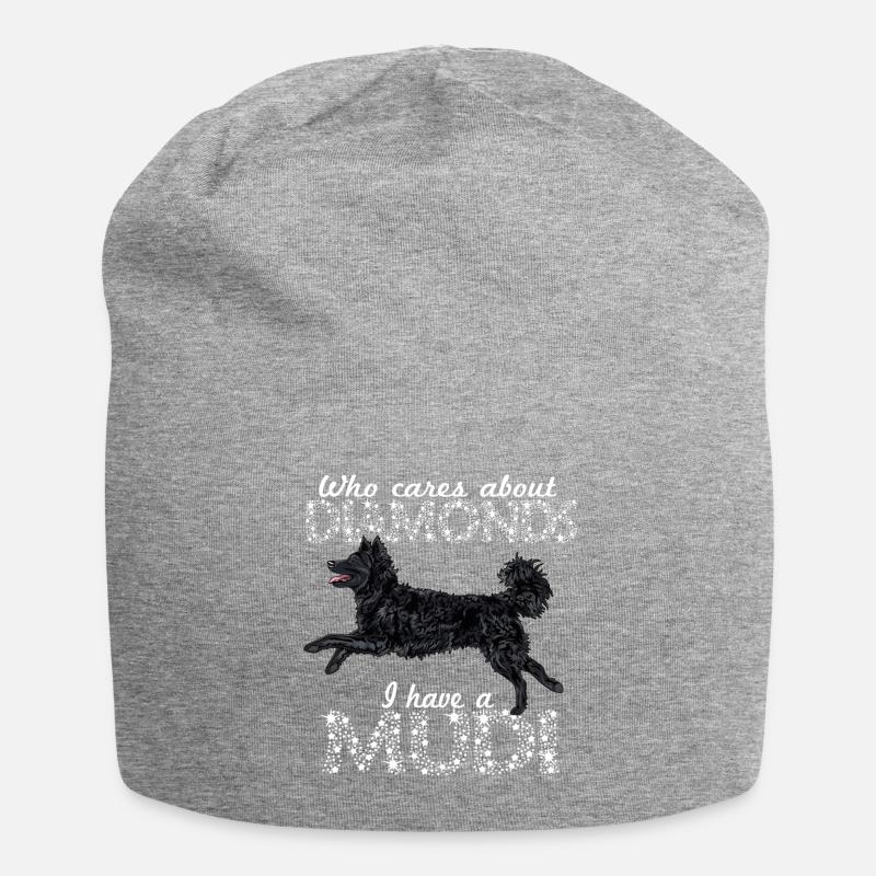 mudidiamonds3 - Jersey-Beanie - Grau meliert