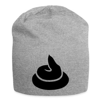 Scheißhaufen - Jersey-Beanie - Grau meliert - Vorne
