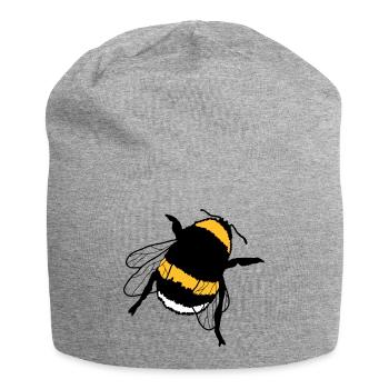 bourdon - Bonnet en jersey - gris chiné - Devant