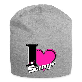 Schlager Party , Schlager Musique , Schlager Love - Bonnet en jersey - gris chiné - Devant
