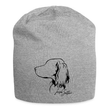 IRISH SETTER Profil Chiens Chien Wilsigns - Bonnet en jersey - gris chiné - Devant