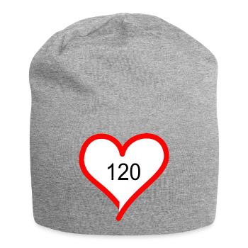 Tempo 120 - Jersey-Beanie - Grau meliert - Vorne