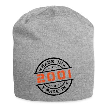 Année de naissance Anniversaire Né en - Fabriqué en 2001 - Bonnet en jersey - gris chiné - Devant