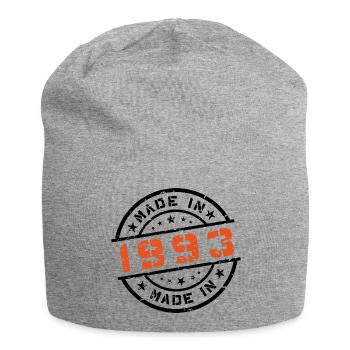 Year of birth Birthday Born In - Made in 1993 - Jersey Beanie - heather grey - Front