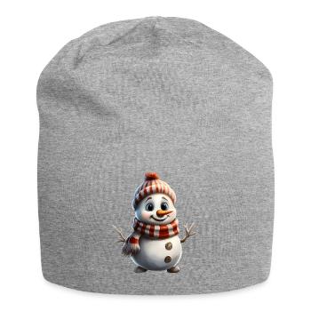 Snowman - Jersey Beanie - heather grey - Front