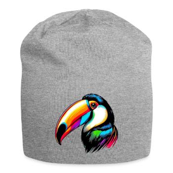 Toucan - Jersey Beanie - heather grey - Front