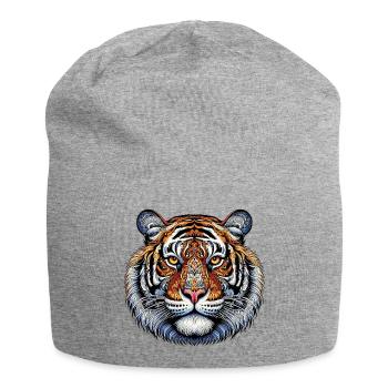 Tiger - Jersey Beanie - heather grey - Front