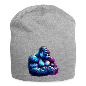 Gorilla - Jersey-Beanie - Grau meliert - Vorne