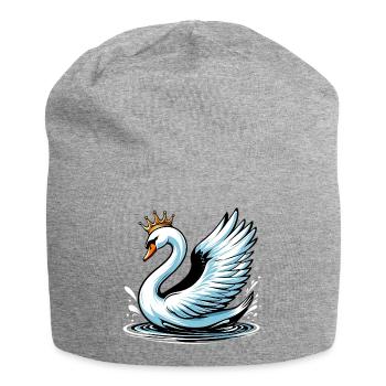 Cygne - Bonnet en jersey - gris chiné - Devant