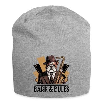 Bark and Blues - Jersey Beanie - heather grey - Front