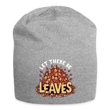 Autumn leaves Autumn leaves Autumn leaves Autumn leaves - Jersey Beanie - heather grey - Front