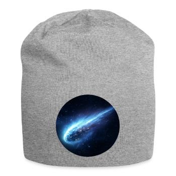 Astronomy Space Comet Streaking Tail - Jersey Beanie - heather grey - Front