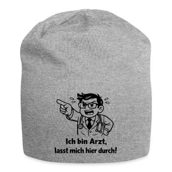 Je suis médecin, laissez-moi passer ici ! - Bonnet en jersey - gris chiné - Devant