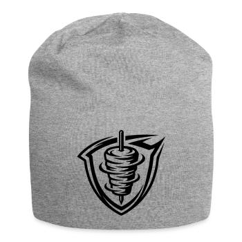 Doner kebab skewer - Jersey Beanie - heather grey - Front
