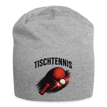 Tischtennis Paddel im Sprint - Jersey-Beanie - Grau meliert - Vorne