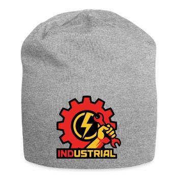 Electrician Gear Logo - Jersey Beanie - heather grey - Front