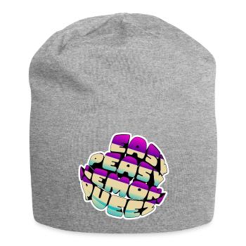 Easy Peasy Lemon Squeezy - Jersey-Beanie - Grau meliert - Vorne