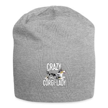 corgilady2 - Jersey-Beanie - Grau meliert - Vorne