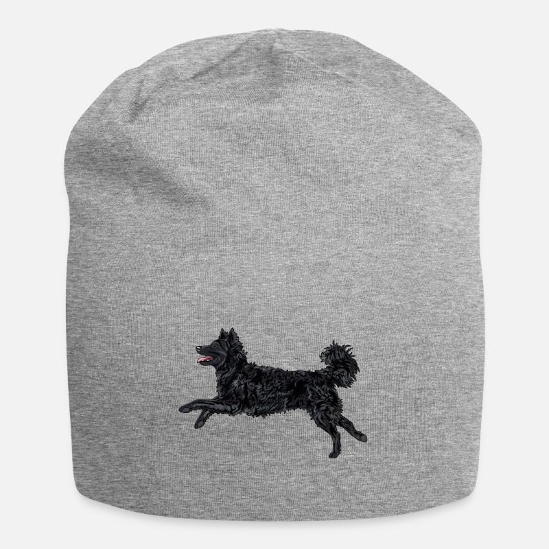 mudivain - Jersey-Beanie - Grau meliert