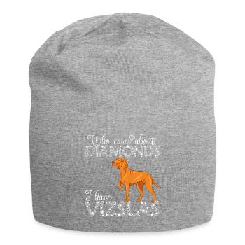 Diamants Vizsla - Bonnet en jersey - gris chiné - Devant