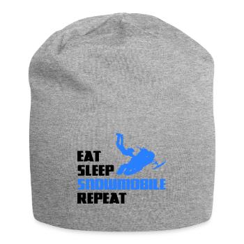 Snowmobile Snowmobile Winter Snowmobile - Jersey Beanie - heather grey - Front